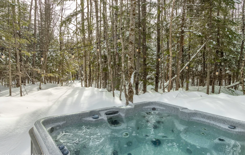 Outdoor spa hot tub