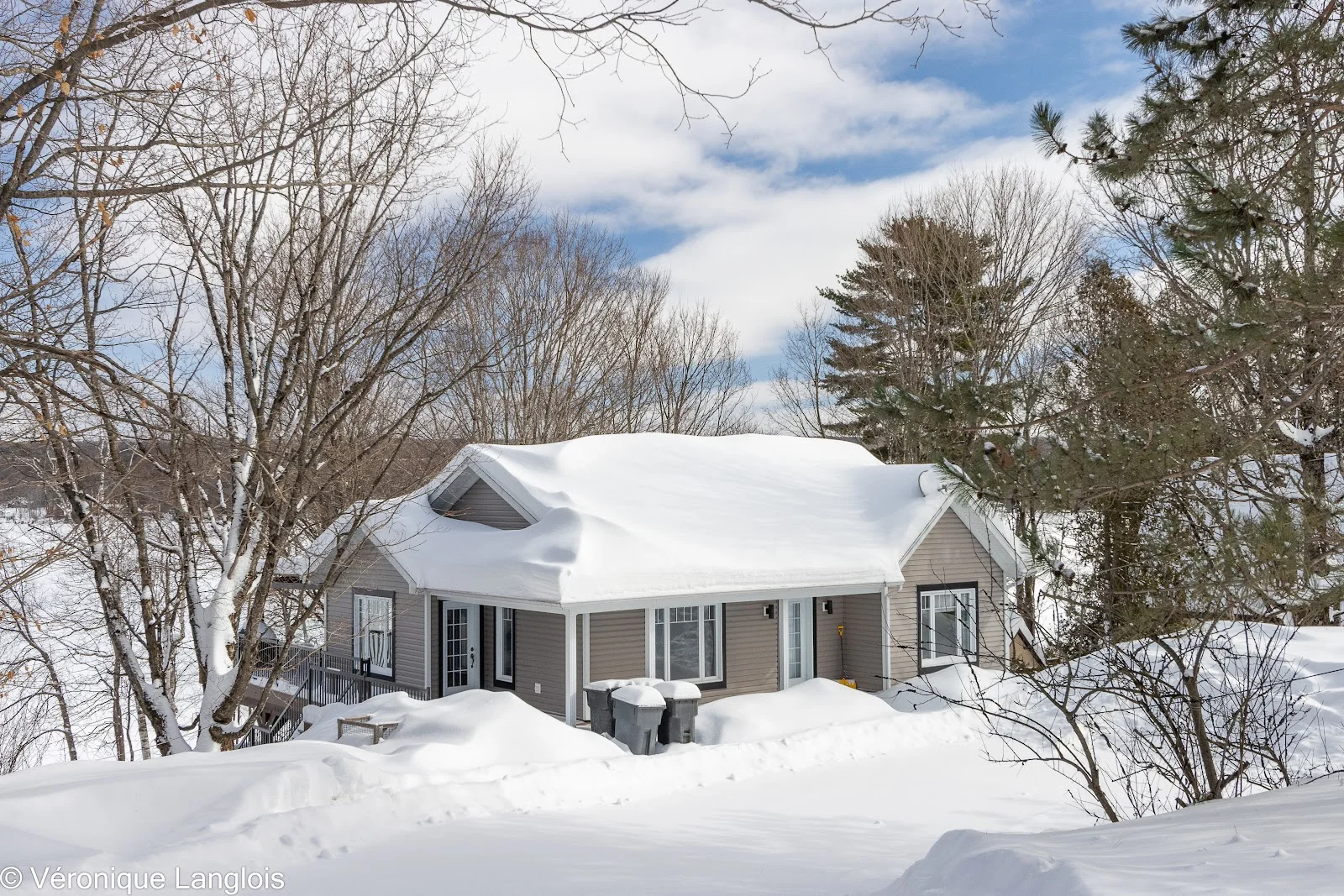 L'Évasion sous la neige, au bord du Grand Lac St-François