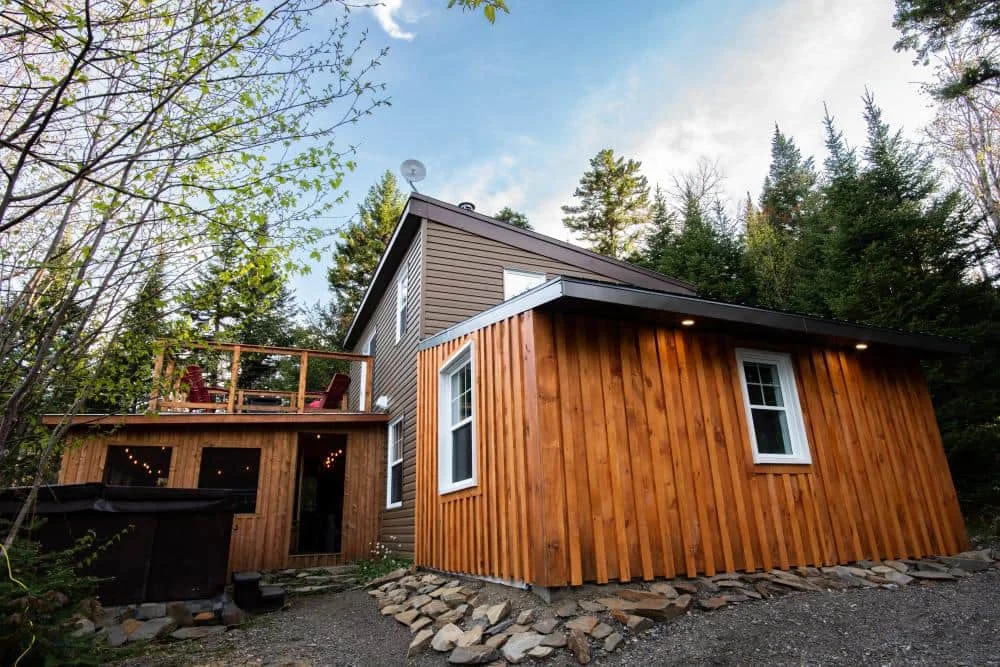 LAŌ — chalet avec spa dans le Domaine des Appalaches